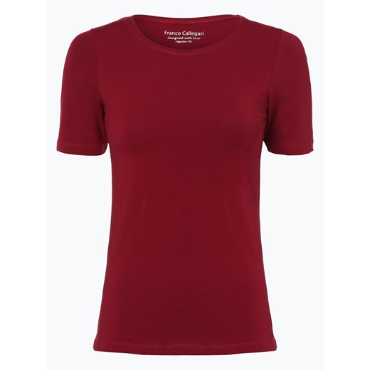 Franco Callegari - T-shirt damski, czerwony Franco Callegari  48 vangraaf
