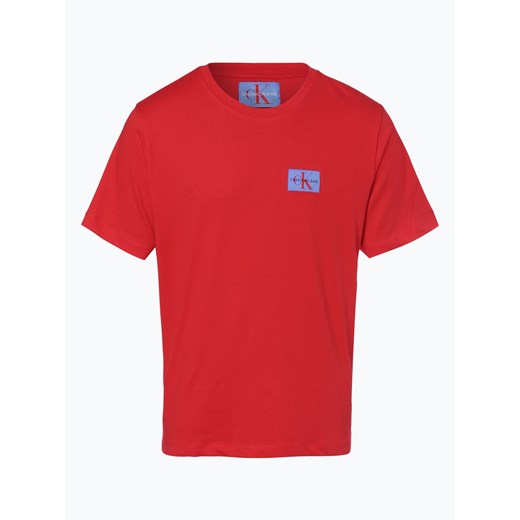 Calvin Klein Jeans - T-shirt męski, czerwony  Calvin Klein S vangraaf
