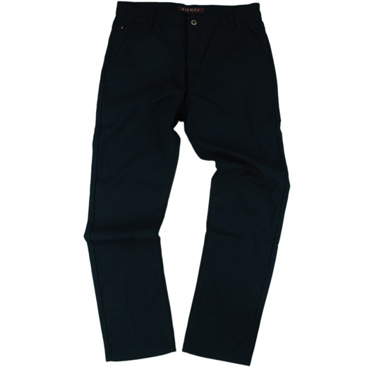 Eleganckie spodnie męskie w dużych rozmiarach BM097-13  czarny 43 merits.pl okazyjna cena 