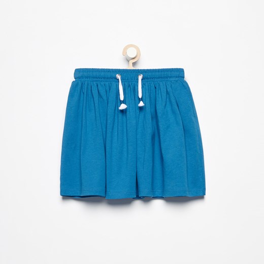 Reserved - Bawełniana spódnica dresowa - Niebieski