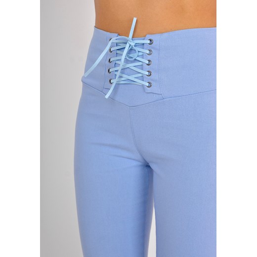 Legginsy z szerokim wiązaniem w talii  Zoio M okazja zoio.pl 