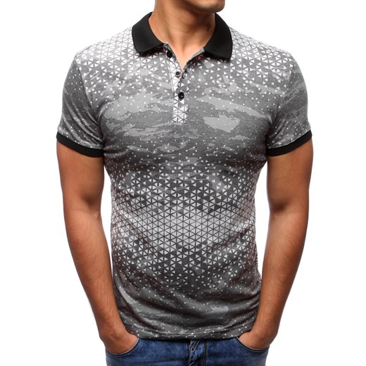 Koszulka polo męska szara (px0141)  Dstreet XL okazja  