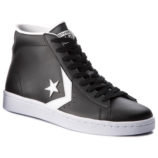 Sneakersy CONVERSE - Pro Leather 76 Mid 157717C Black/White/White  Converse 41 eobuwie.pl