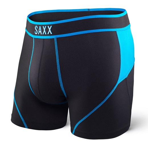 Męskie bokserki SAXX Kinetic Electric Blue niebiesko-czarny  Saxx M Astratex