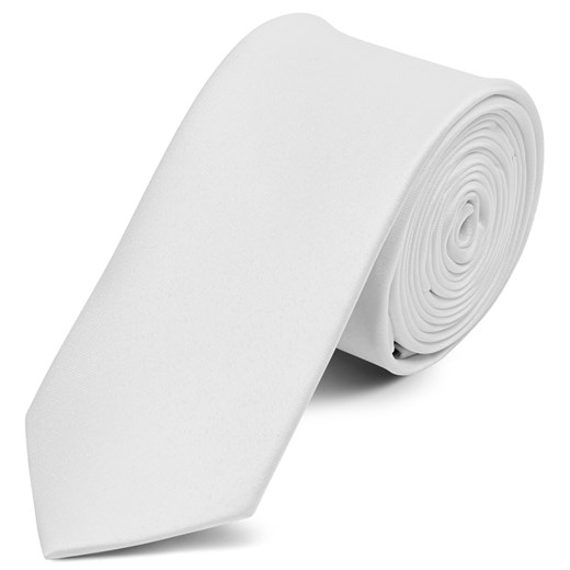 Biały krawat Frost