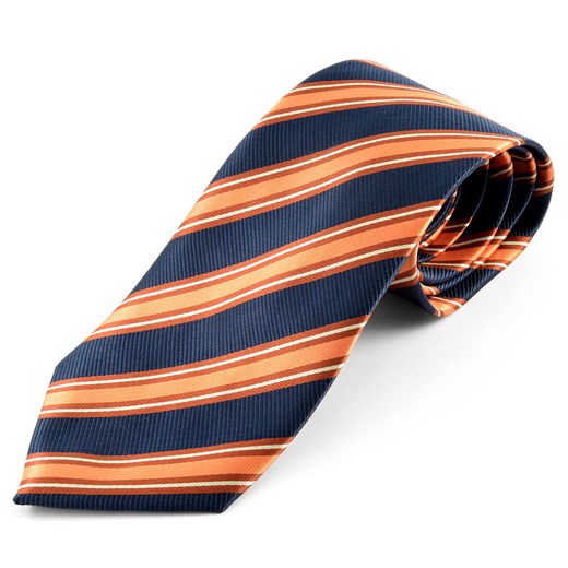 Klasyczny jedwabny krawat w paski