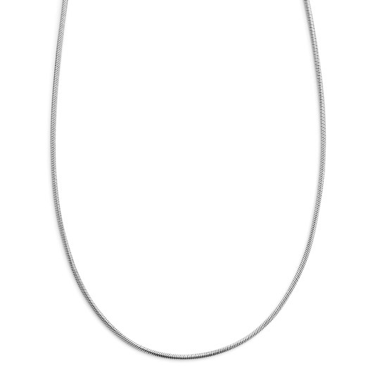 Łańcuszek-żmijka w kolorze srebra