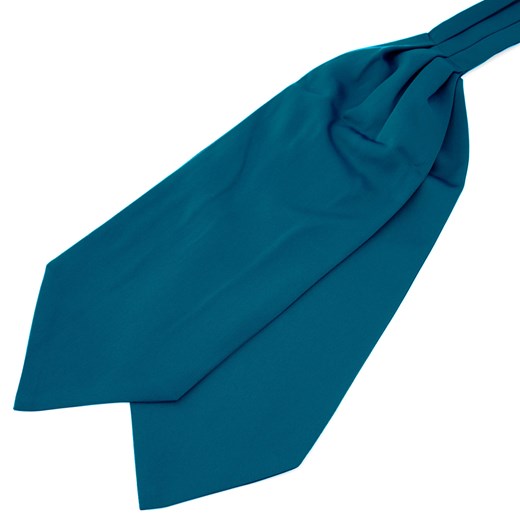Podstawowy krawat w kolorze niebieskim petrol