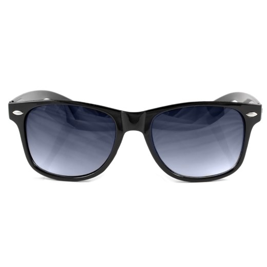 Czarne rozjaśniane okulary przeciwsłoneczne retro