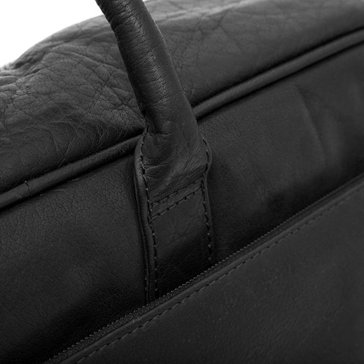 Czarna skórzana torba podróżna Safari Montreal