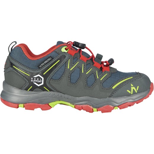 Buty trekkingowe Hike 300 Jr Wp Gris Rouge