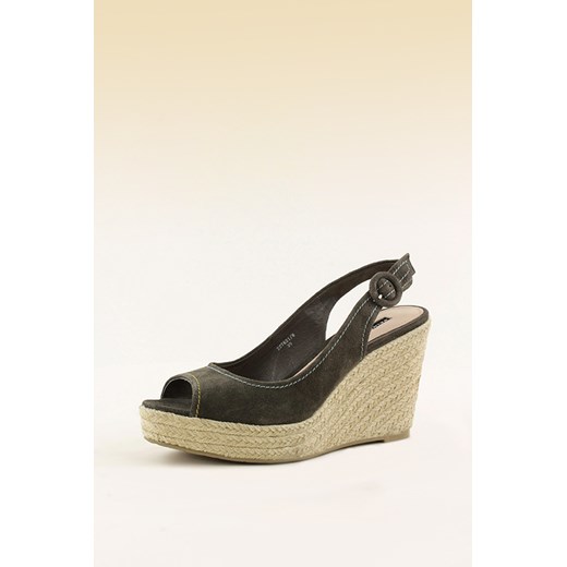 Belmondo buty na platformie khaki