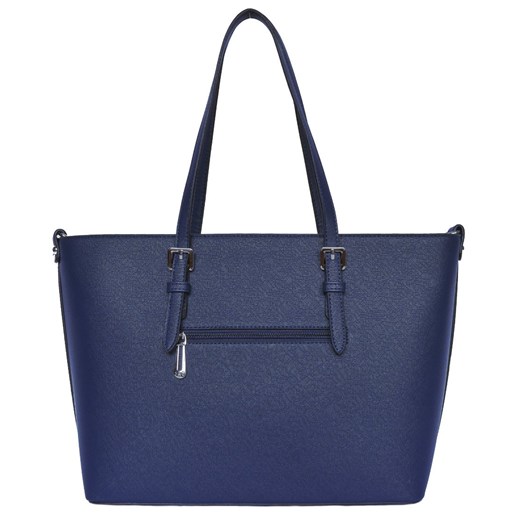 Klasyczny kuferek w uniwersalnym kształcie, granatowy Flora&co Paris  M Torbulencja