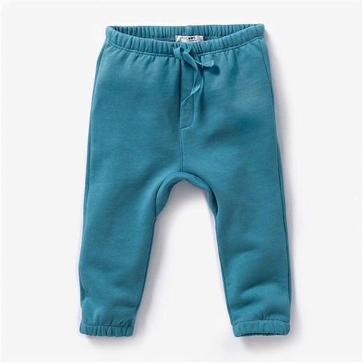 Spodnie z moltonu, niemowlęce dla chłopców la-redoute-pl niebieski bawełniane