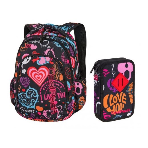 COOLPACK ZESTAW PLECAK PIÓRNIK Z WYP. 2W1 EMOTIONS KLASA 1-3 Patio BIUROPRO.pl