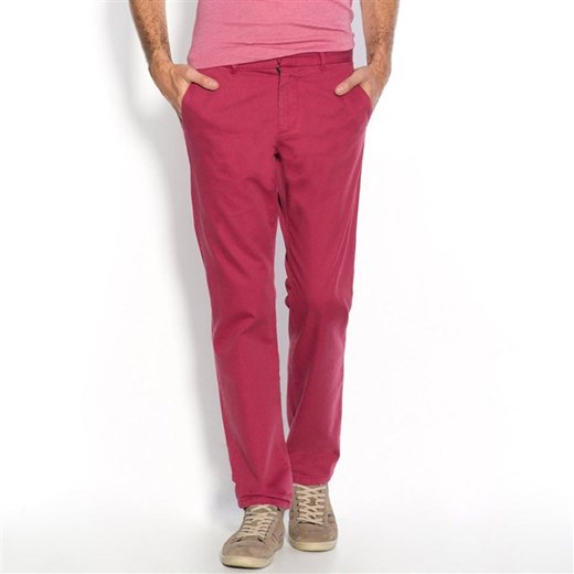 Spodnie la-redoute-pl rozowy bawełniane