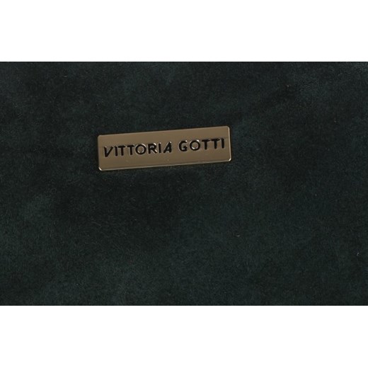 Uniwersalne Torebki Skórzane Listonoszki firmy Vittoria Gotti Butelkowa Zieleń (kolory) Vittoria Gotti   PaniTorbalska