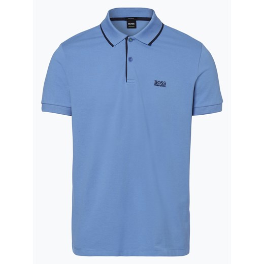 BOSS Athleisure - Męska koszulka polo – Peos 2, niebieski Boss Athleisure  XXXL vangraaf okazyjna cena 