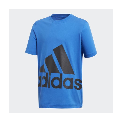 Koszulka Essentials Big Logo Adidas niebieski 128 
