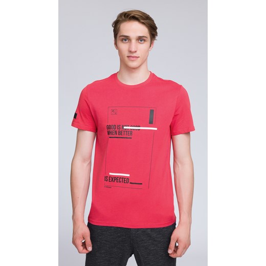 T-shirt męski  TSM221 - koral