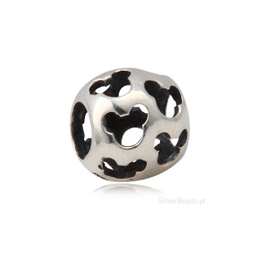 D636 Myszka Miki charms koralik beads srebro 925