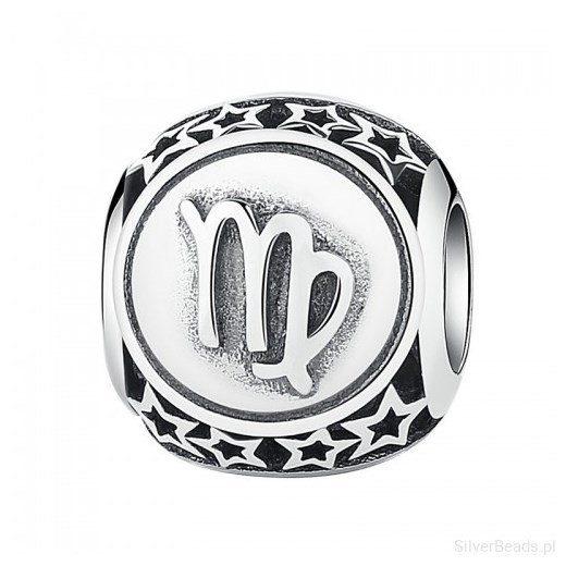 D844 Panna zodiak charms koralik beads srebro 925