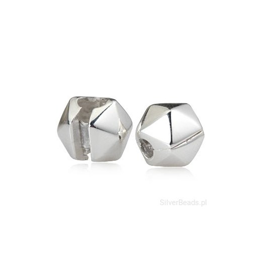D434 Klips spinka charms koralik srebro 925