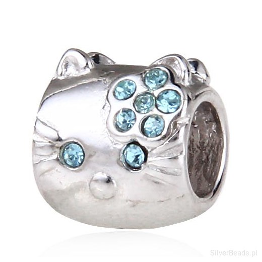 D468 Hello Kitty charms koralik beads srebro 925