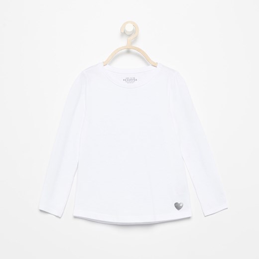 Reserved - T-shirt z długim rękawem - Biały Reserved  122 