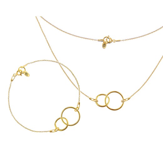 Komplet Biżuterii Złote Obrączki Perlove   Biżuteria-Perlove