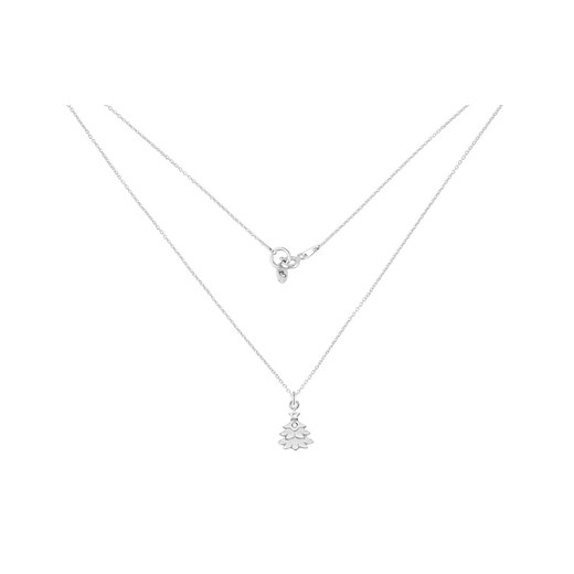 Srebrny Naszyjnik z Choinką Perlove   Biżuteria-Perlove