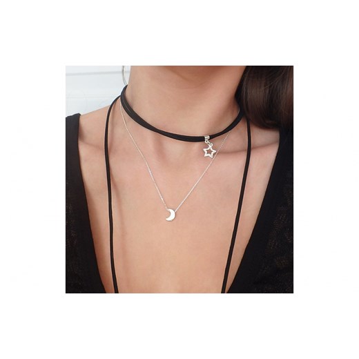 Choker Rzemyk Złota Korona Perlove Biżuteria-Perlove