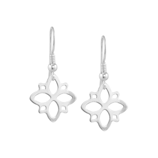 Srebrne Kolczyki z Kwiatuszkami  Perlove  Biżuteria-Perlove