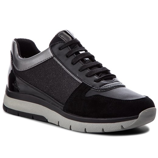 Sneakersy GEOX - D Callyn D D849GD 0EWBC C9999 Black Geox  41 eobuwie.pl