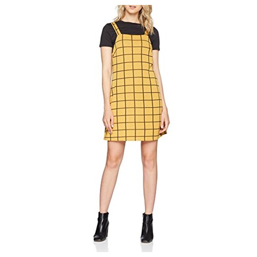 New Look damska sukienka Grid Pinny -