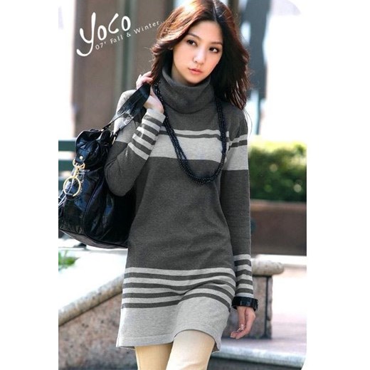 Szary sweter damski Japan Style SW1600