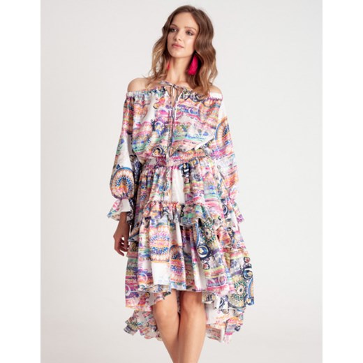 Sukienka jedwabna Kamala Louve OneSize showroom.pl