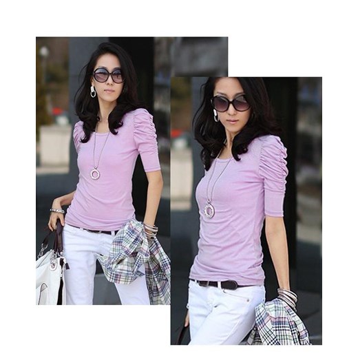 Purpurowa bluzka damska Japan Style B1722 