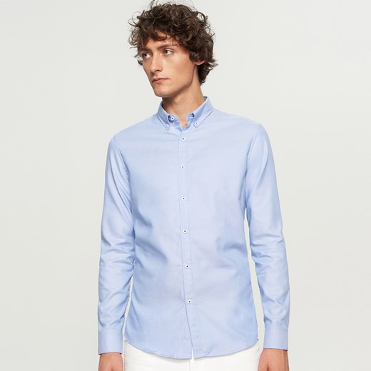 Reserved - Koszula z bawełny oxford slim fit - Niebieski Reserved  S 