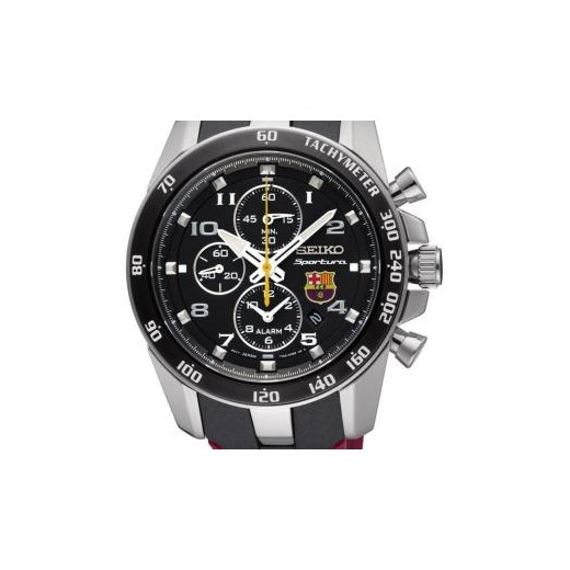 SEIKO SNAE93P1 FC Barcelona Edition Zegarek Męski SNAE93P1 Sportura Dostawa Gratis! 100 Dni na Zwrot Towaru - Gwarancja Satysfakcji!!! otozegarki czarny sportowy