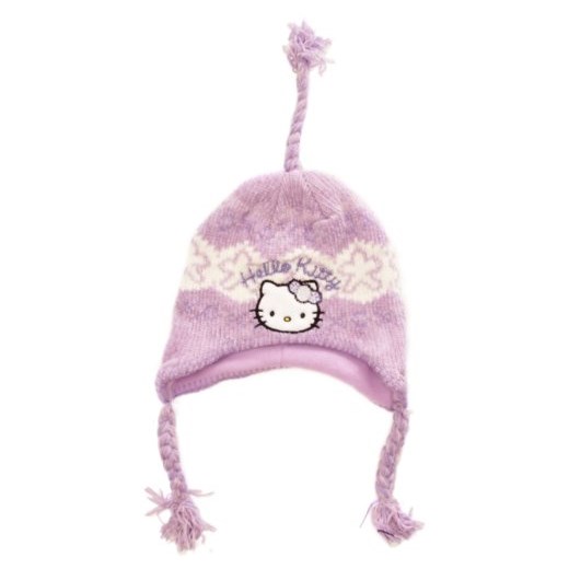 Hello Kitty dziewcząt nakrycie głowy -  fioletowy 2248735  sprawdź dostępne rozmiary Amazon