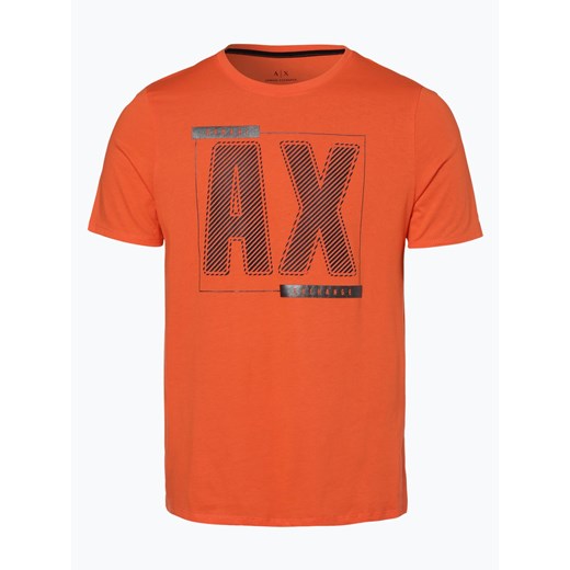 Armani Exchange - T-shirt męski, pomarańczowy Armani  XL vangraaf