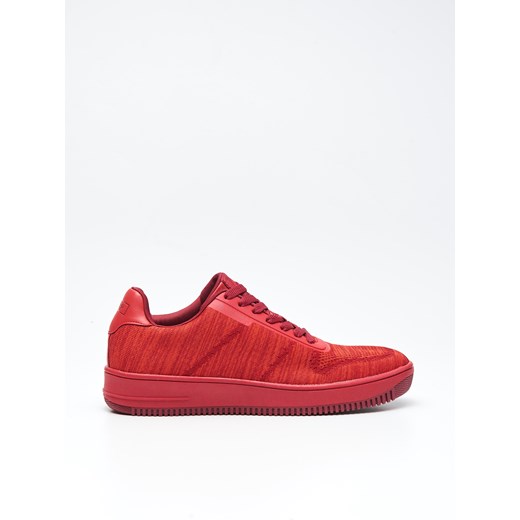Cropp - Sznurowane sneakersy - Czerwony  Cropp 44 