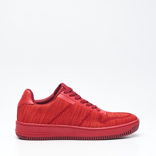 Cropp - Sznurowane sneakersy - Czerwony  Cropp 44 