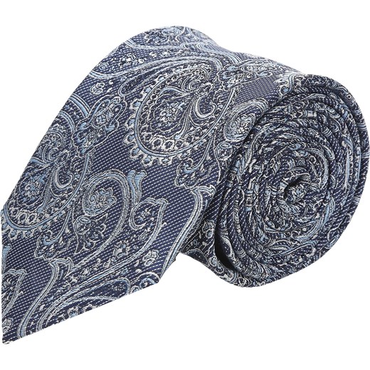 krawat platinum niebieski classic 248  Recman  