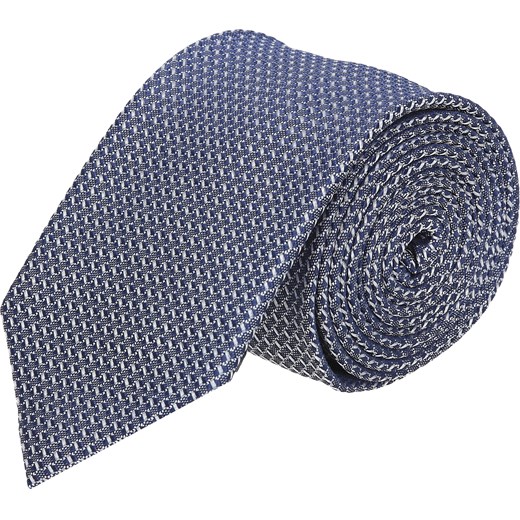 krawat platinum niebieski classic 249 Recman   