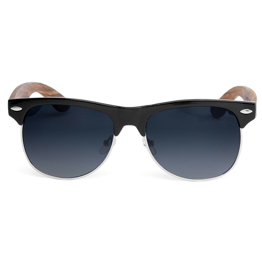 Brązowe opalane hebanowe polaryzacyjne okulary przeciwsłoneczne  Trendhim  