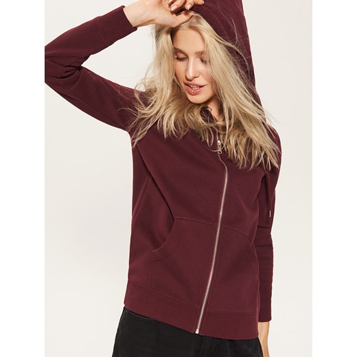 House - Bluza basic - Bordowy House XL