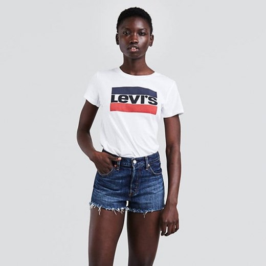 Koszulka damska Levis The Perfect Tee 17369-0297 - BIAŁY S sneakerstudio.pl