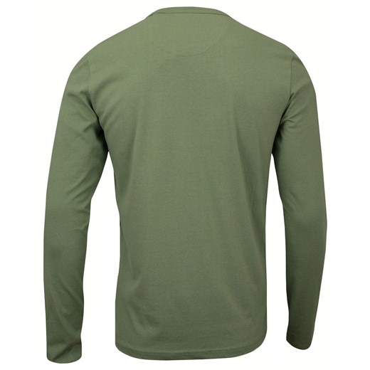 Zielony T-shirt (Koszulka) - Długi Rękaw, Longsleeve - Brave Soul, Męski TSBRSSS18PRAGUEduskygreen  Brave Soul L JegoSzafa.pl